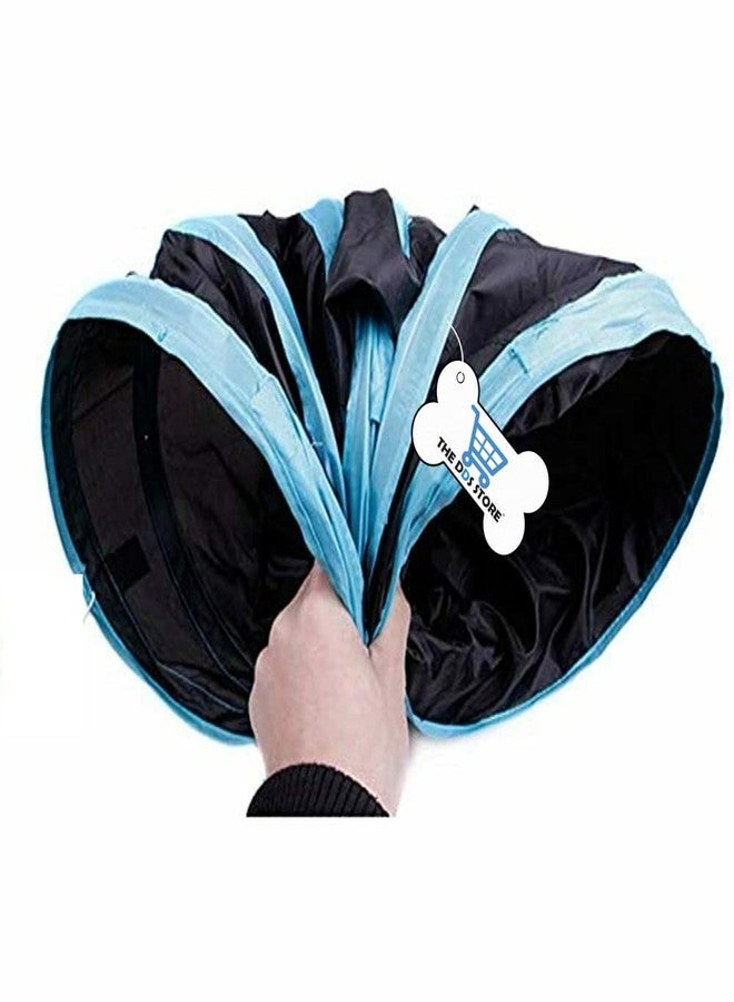 THE DDS STORE 2 Way Cat Tunnel, Collapsible Pet Toy Tunnel Ball Cat, Puppy, Kitty, Kitten, Rabbit- 1 Piece (Color May Vary) - Image 4